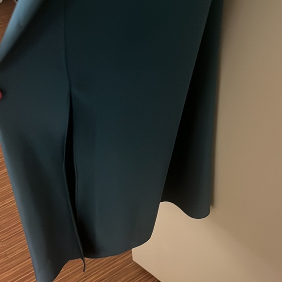 Vince silk blue slip in turquoise. Size large - Picture 3 of 6